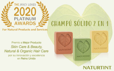 Champús sólidos 2 en 1 de Naturtint, reconocidos como uno de los mejores productos naturales para el cabello en Reino Unido